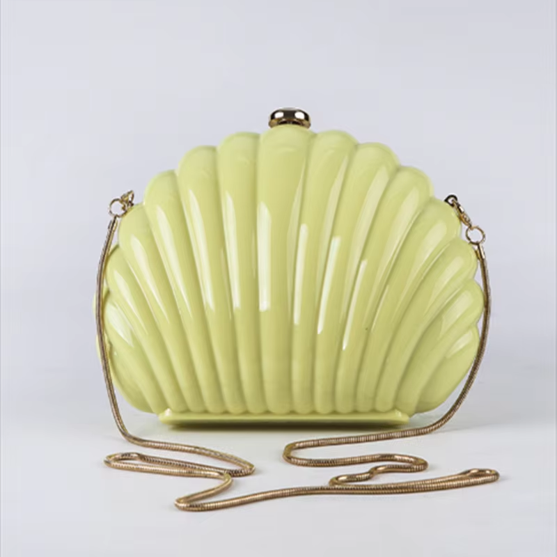 Yellow Phone Accessories - Lady Mini Shell Bag Acrylic High