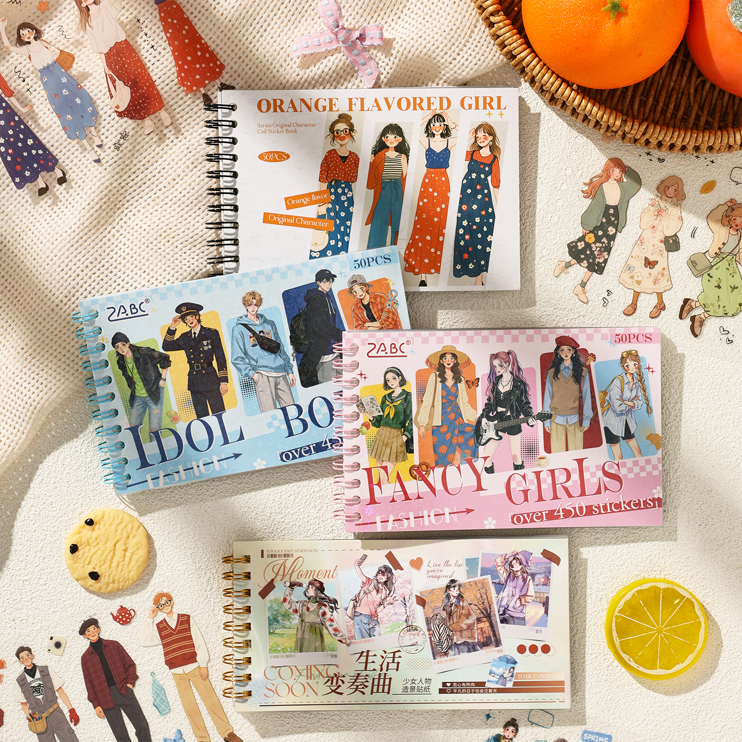 Phone Accessories For Boys - 50 Pieces Japanese Style Cute Boys