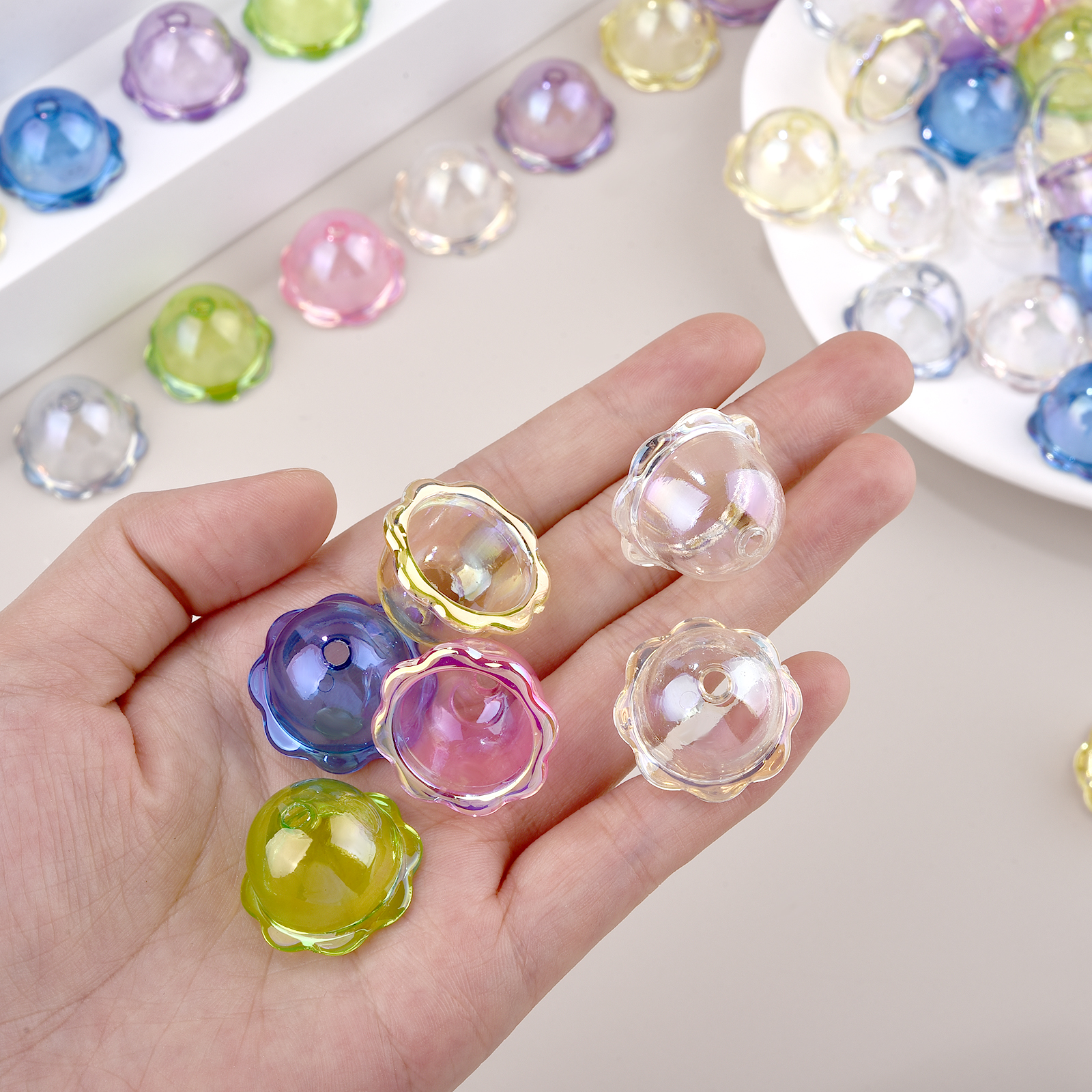 Glitter Wind Bell Spacer Jelly - Phone Accessories Jewelry บทวิจารณ์และราคา