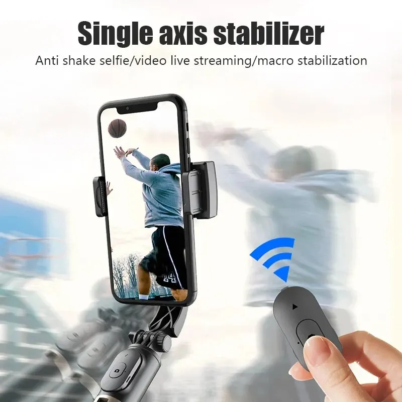 Q08 Handheld Gimbal Stabilisat - Selfie Stick Tripod บทวิจารณ์และราคา