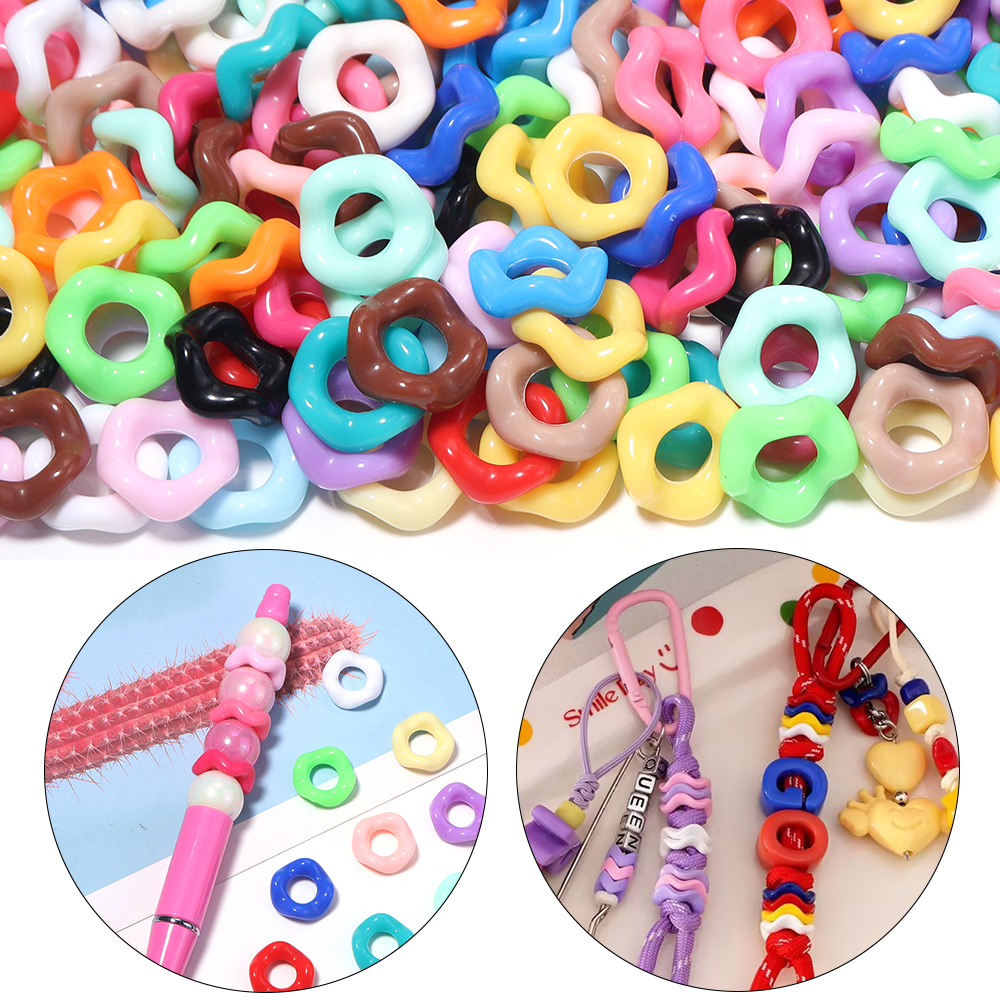 100pcs/lot Colorful Wave Ring  - Phone Accessories Jewelry บทวิจารณ์และราคา