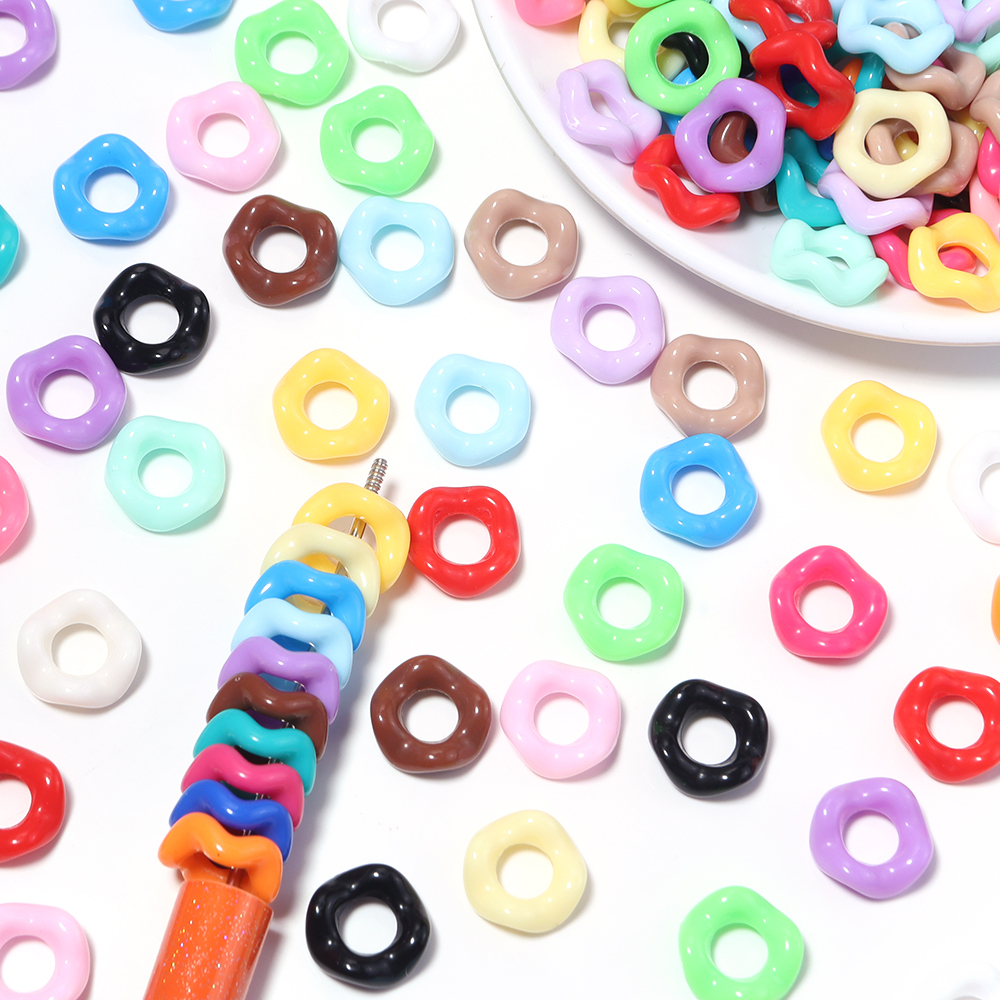 100pcs/lot Colorful Wave Ring  - Phone Accessories Jewelry บทวิจารณ์และราคา