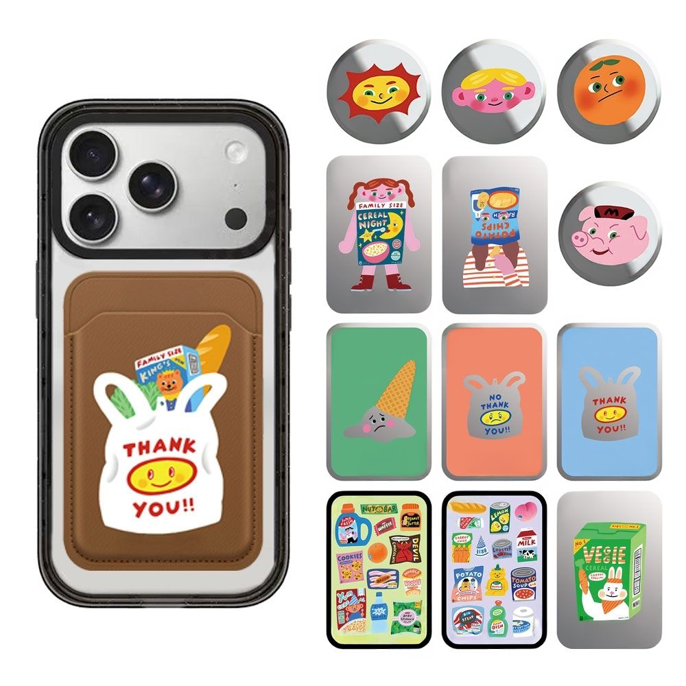 Cartoon Market Magnetic Phone  - Phone Accessories Market บทวิจารณ์และราคา
