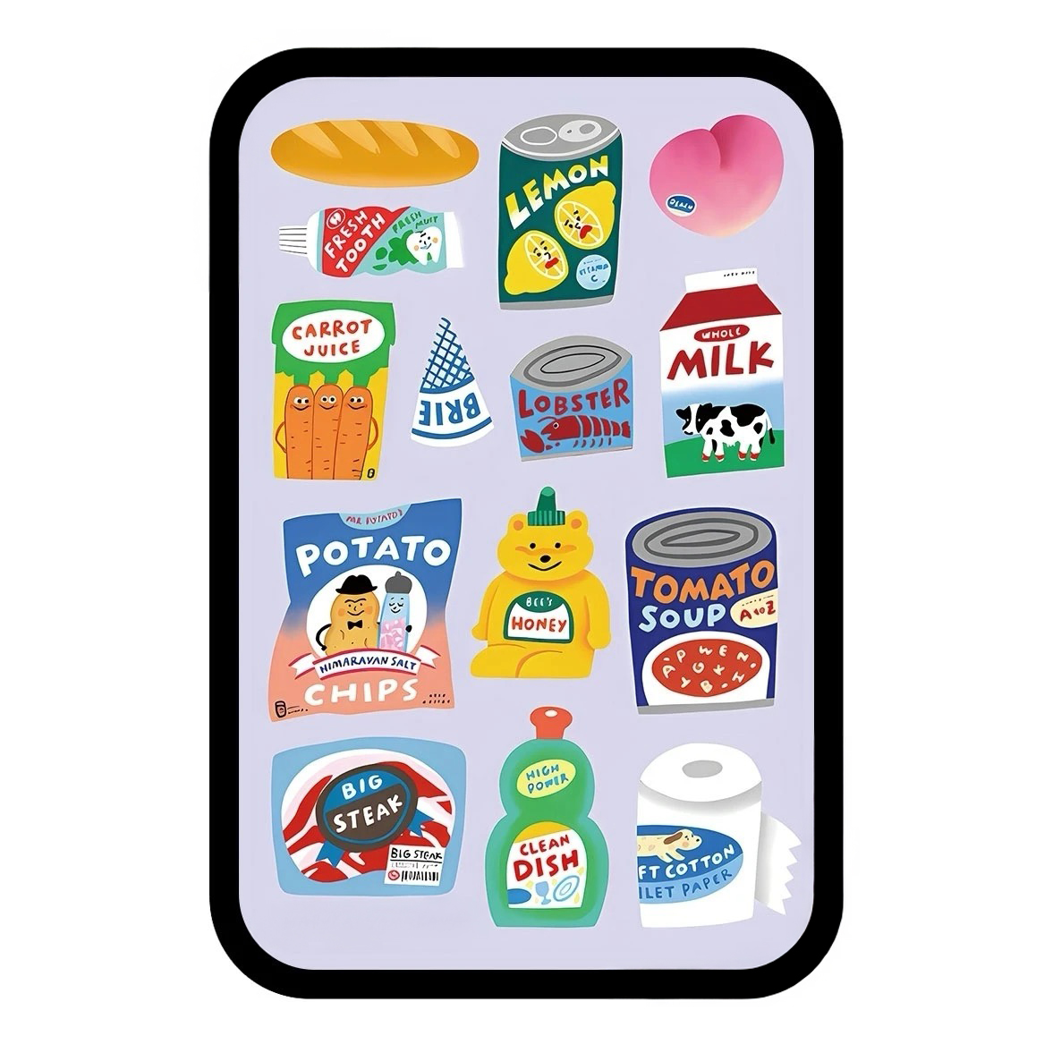Cartoon Market Magnetic Phone  - Phone Accessories Market บทวิจารณ์และราคา
