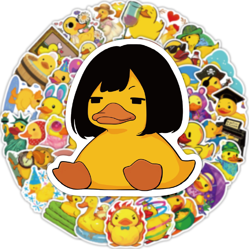 50PCS Cute Yellow Duck Creativ - Yellow Phone Accessories บทวิจารณ์และราคา