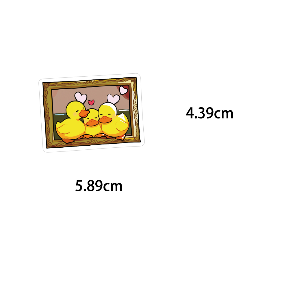 50PCS Cute Yellow Duck Creativ - Yellow Phone Accessories บทวิจารณ์และราคา