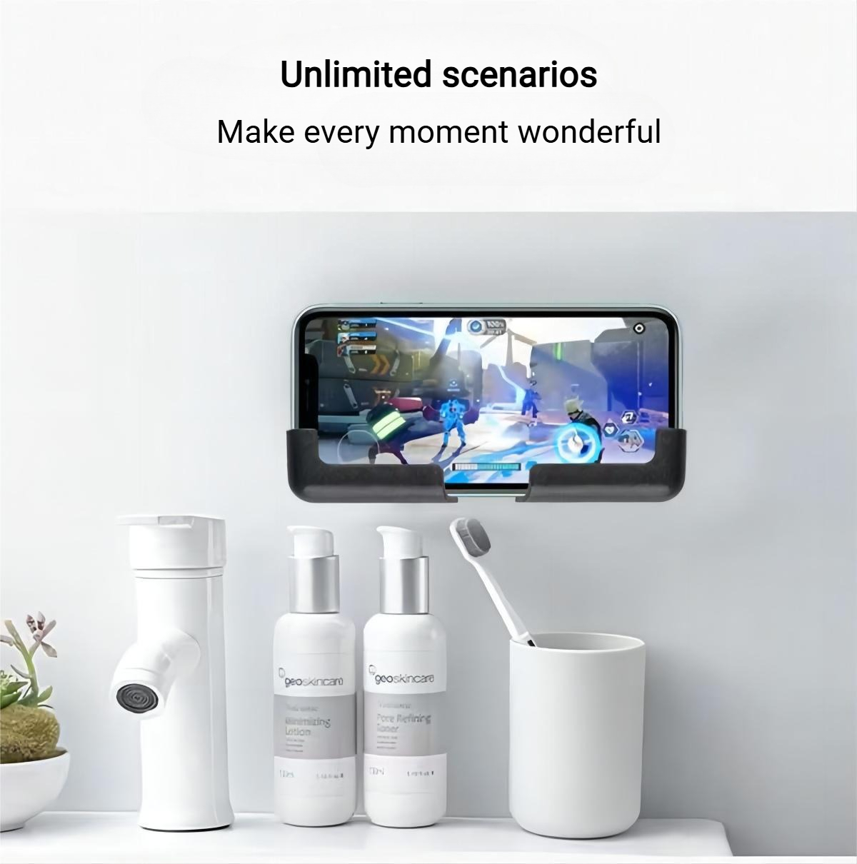 Self-Adhesive Dashboard Phone  - Phone Accessories Rack บทวิจารณ์และราคา