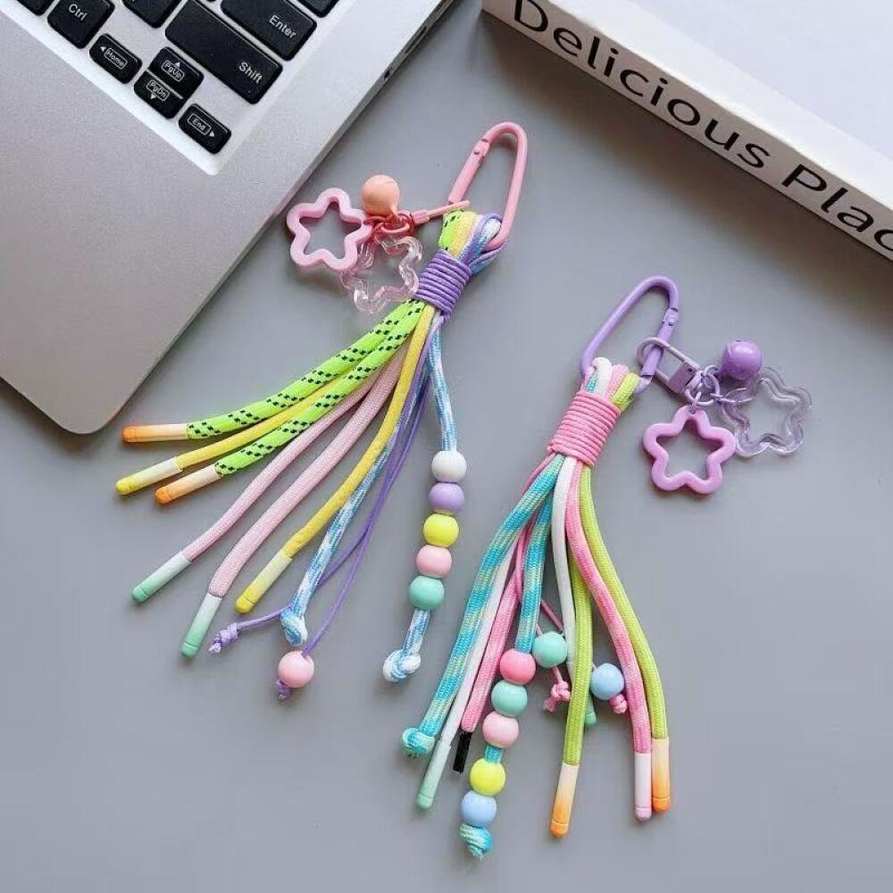 Colorful Trendy Woven Pendant  - Phone Accessories For Boys บทวิจารณ์และราคา