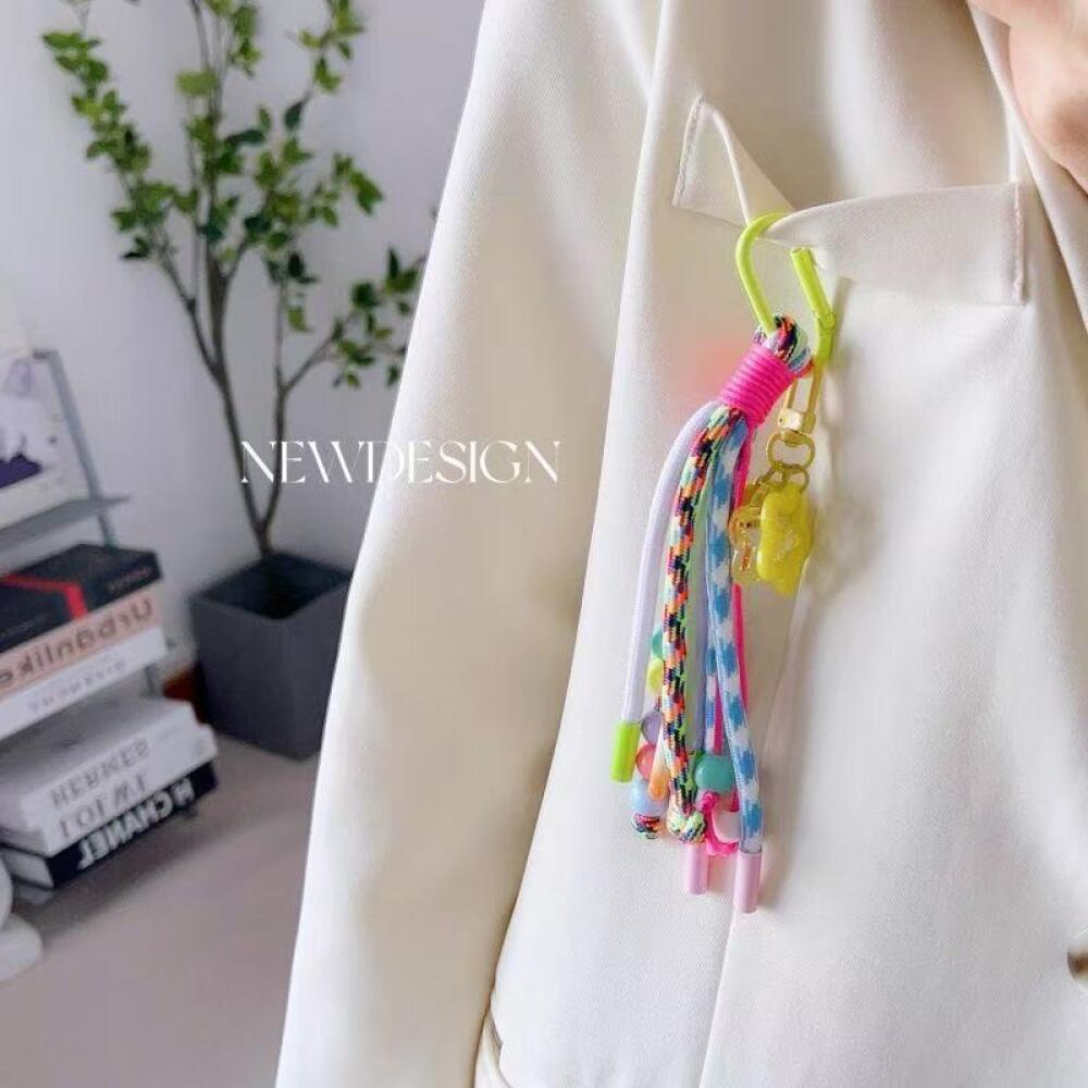 Colorful Trendy Woven Pendant  - Phone Accessories For Boys บทวิจารณ์และราคา