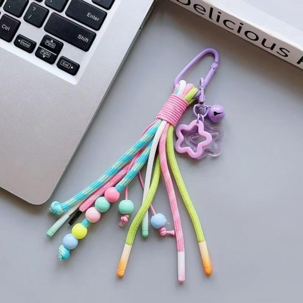 Colorful Trendy Woven Pendant  - Phone Accessories For Boys บทวิจารณ์และราคา