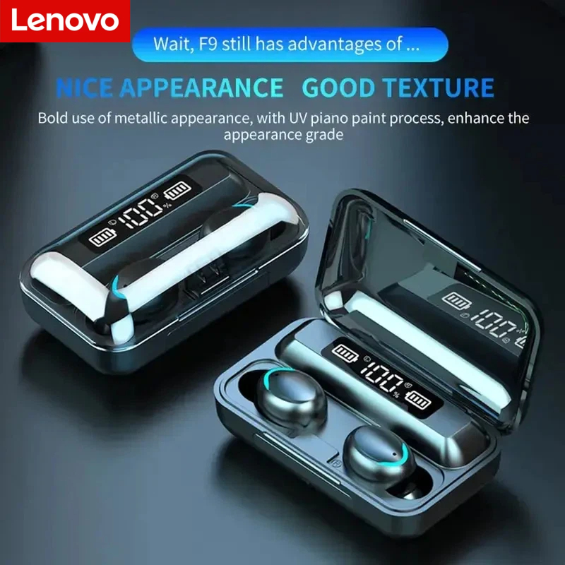 Lenovo F9 Bluetooth Wireless H - Wireless Earbuds Case บทวิจารณ์และราคา