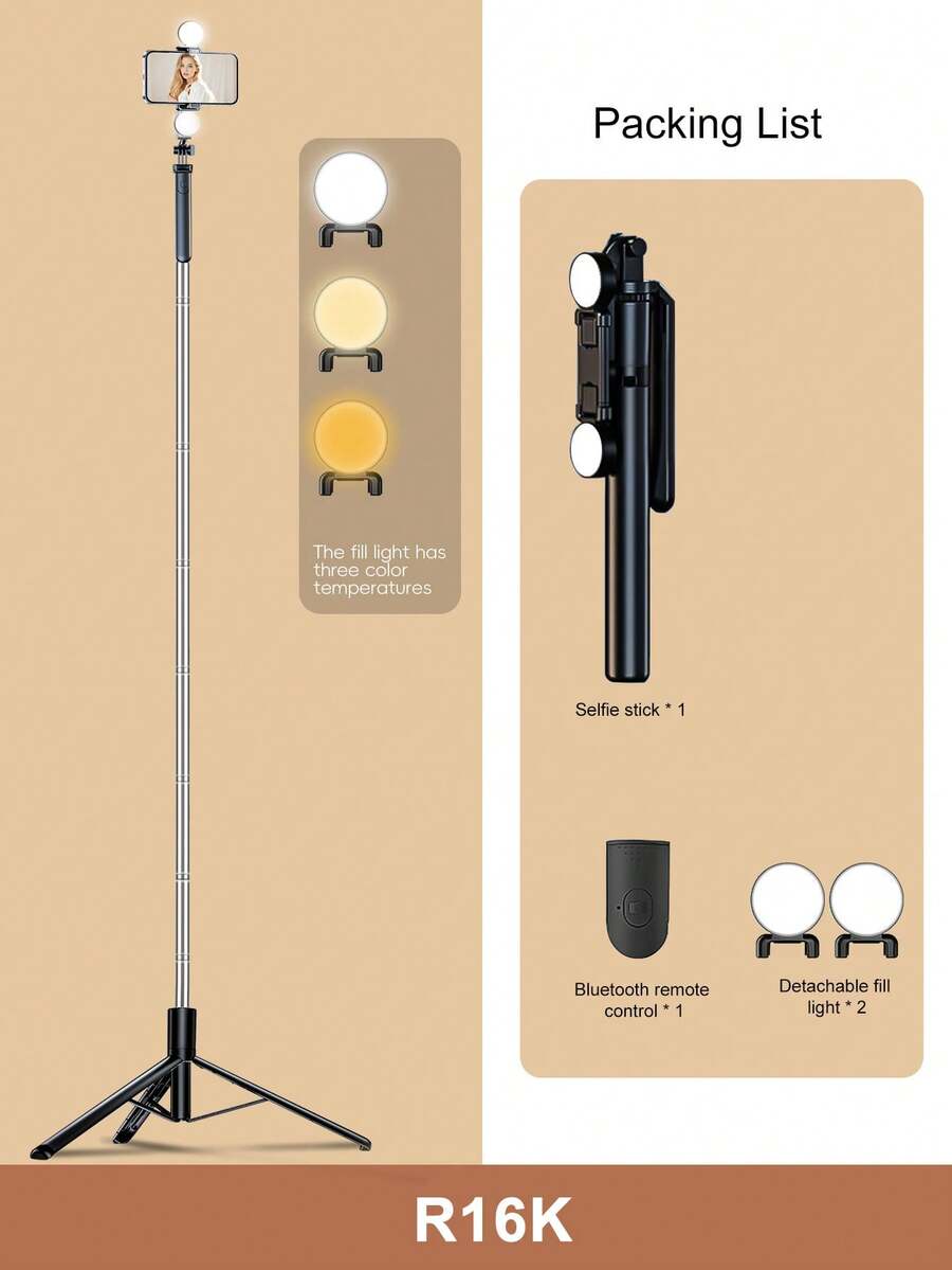 170cm Bluetooth Remote Selfie  - Selfie Stick Tripod บทวิจารณ์และราคา