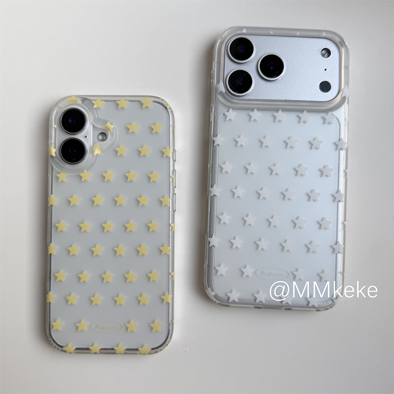 Korean Ins Yellow & White Star - Yellow Phone Accessories บทวิจารณ์และราคา