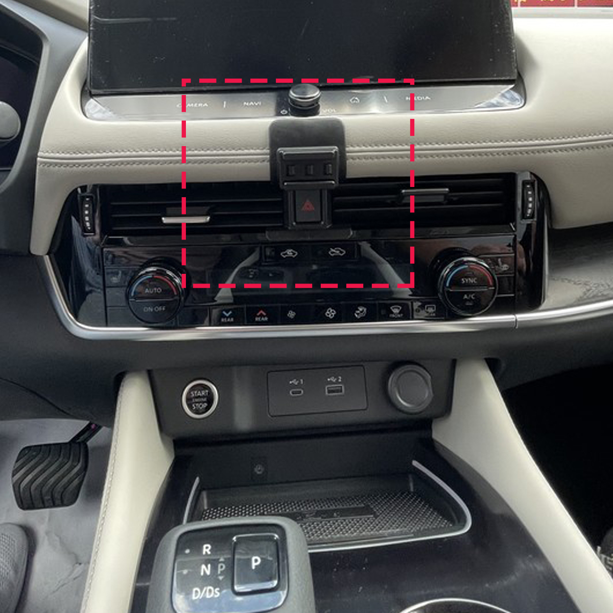 Car Phone Holder vent For Niss - Phone Accessories Rack บทวิจารณ์และราคา