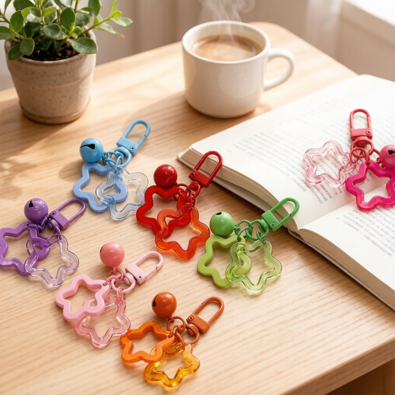 20Pcs Acrylic Star Keychains,  - Phone Accessories Jewelry บทวิจารณ์และราคา