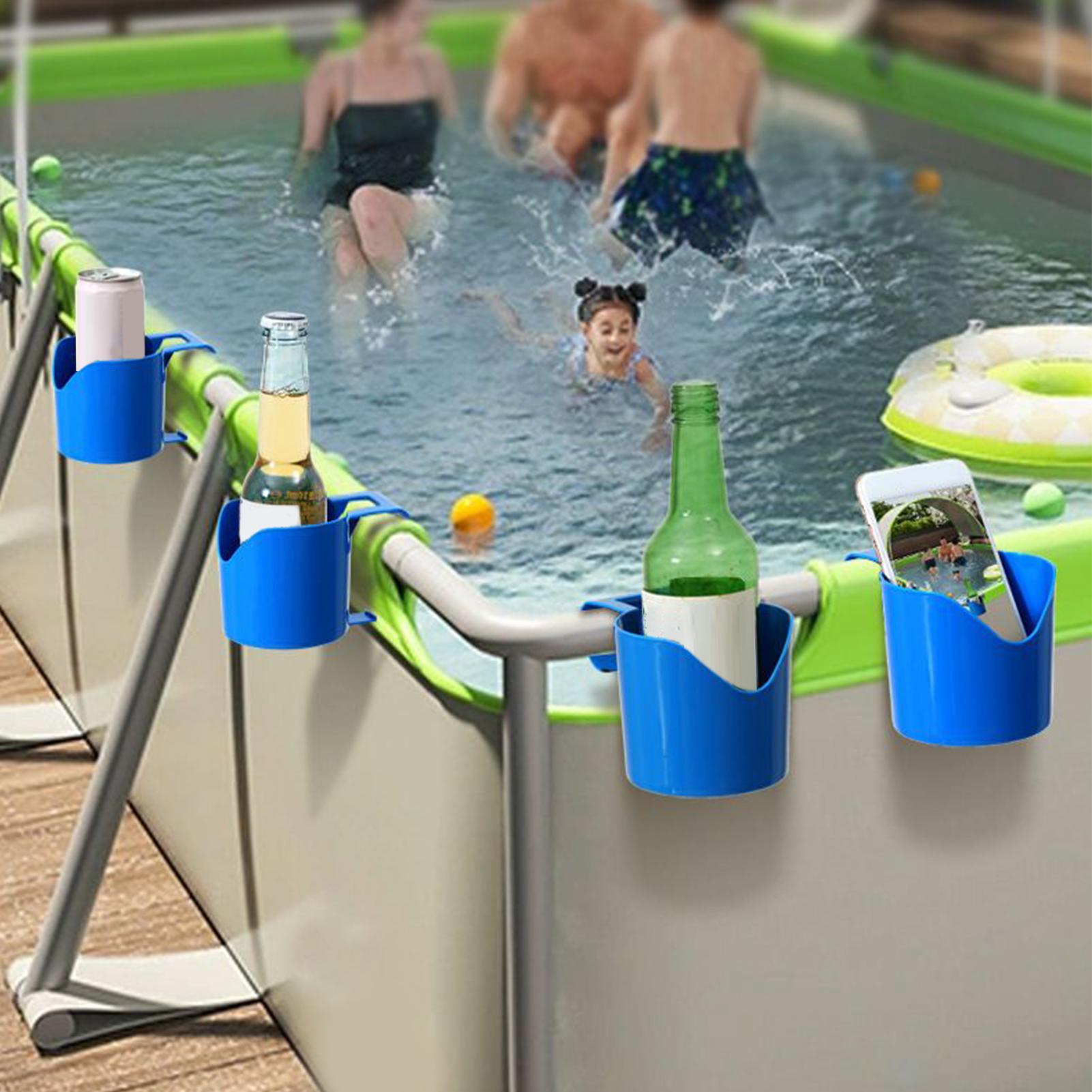 4pcs Swimming Pool Side Drink  - Phone Accessories Rack บทวิจารณ์และราคา