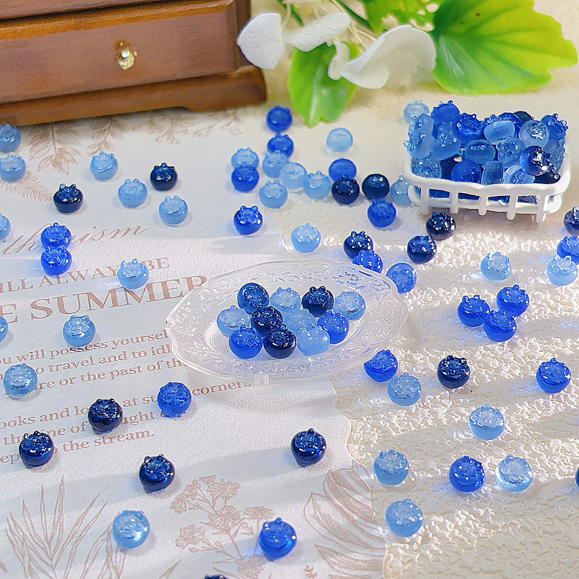 100pcs mini simulated transluc - Phone Accessories Jewelry บทวิจารณ์และราคา