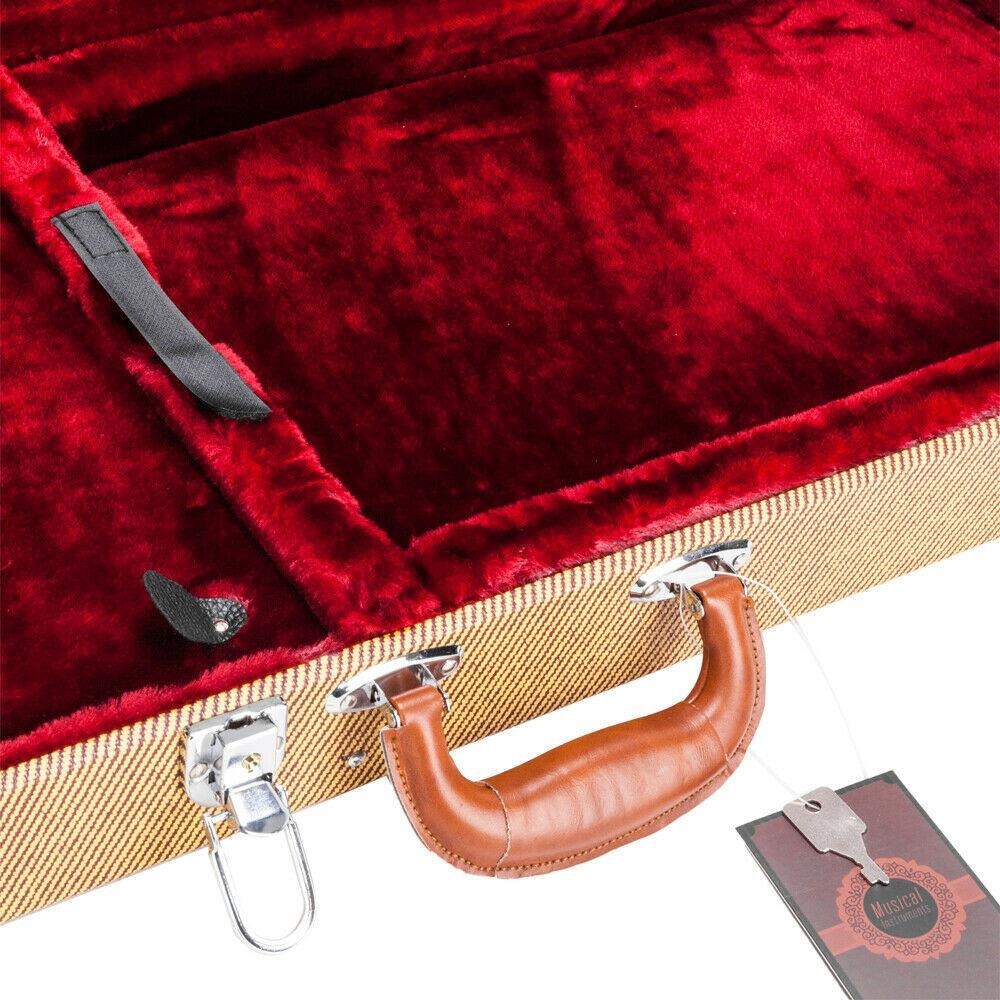 Electric Guitar Hard Case Bag  - Yellow Phone Accessories บทวิจารณ์และราคา