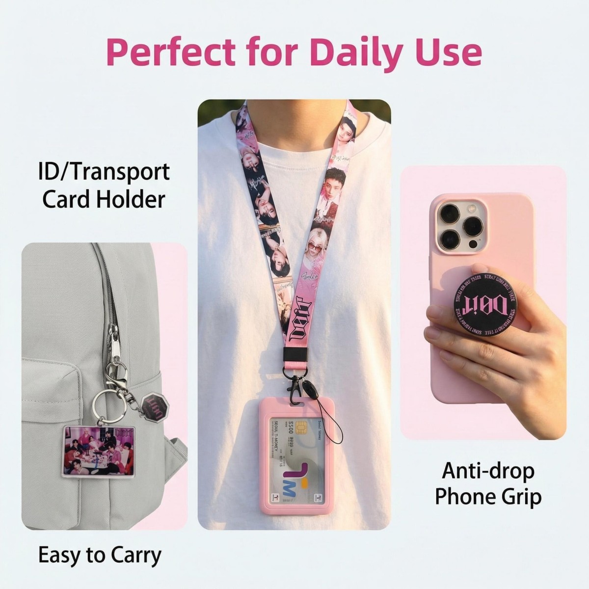 STRAY KIDS Merch Kpop skzoo Fa - Phone Accessories For Boys บทวิจารณ์และราคา