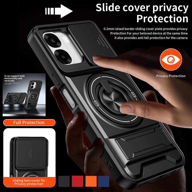 Armor Phone Case For Oppo A6x  - Phone Accessories Ring บทวิจารณ์และราคา