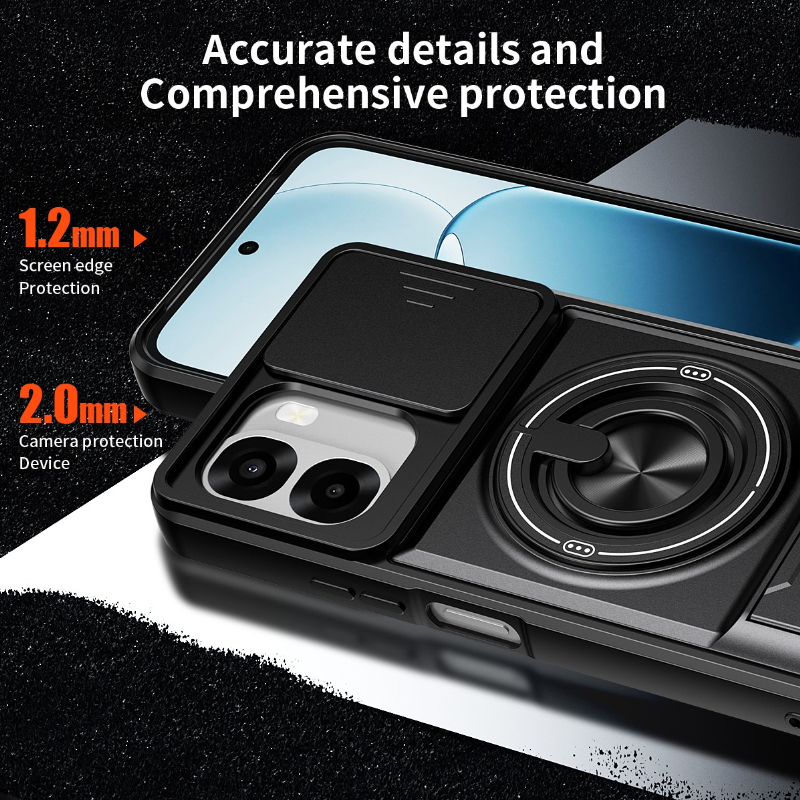 Armor Phone Case For Oppo A6x  - Phone Accessories Ring บทวิจารณ์และราคา