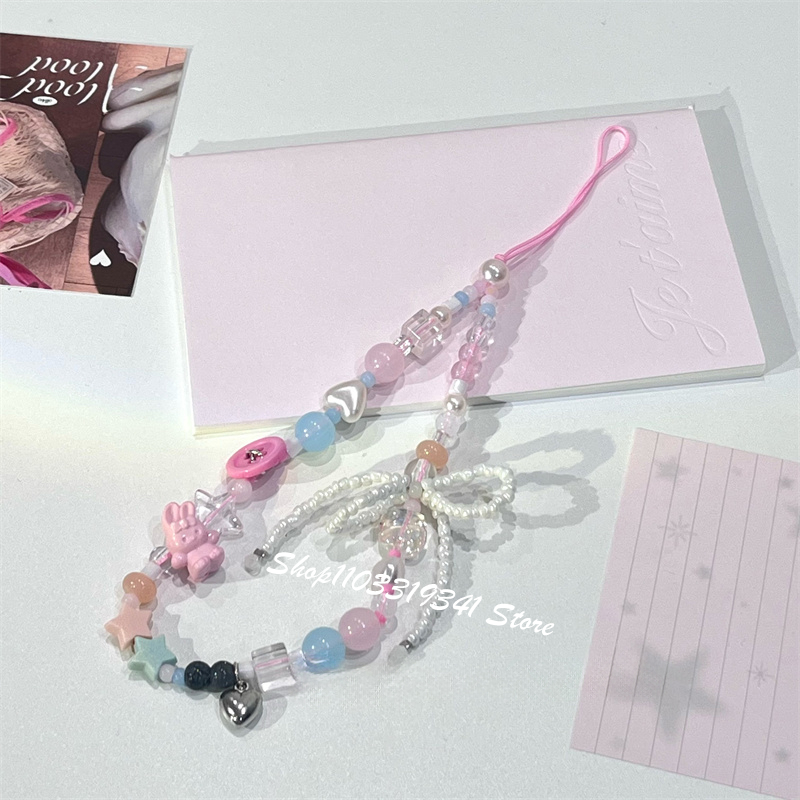 Korea Cute White Bowknot Pink  - Yellow Phone Accessories บทวิจารณ์และราคา