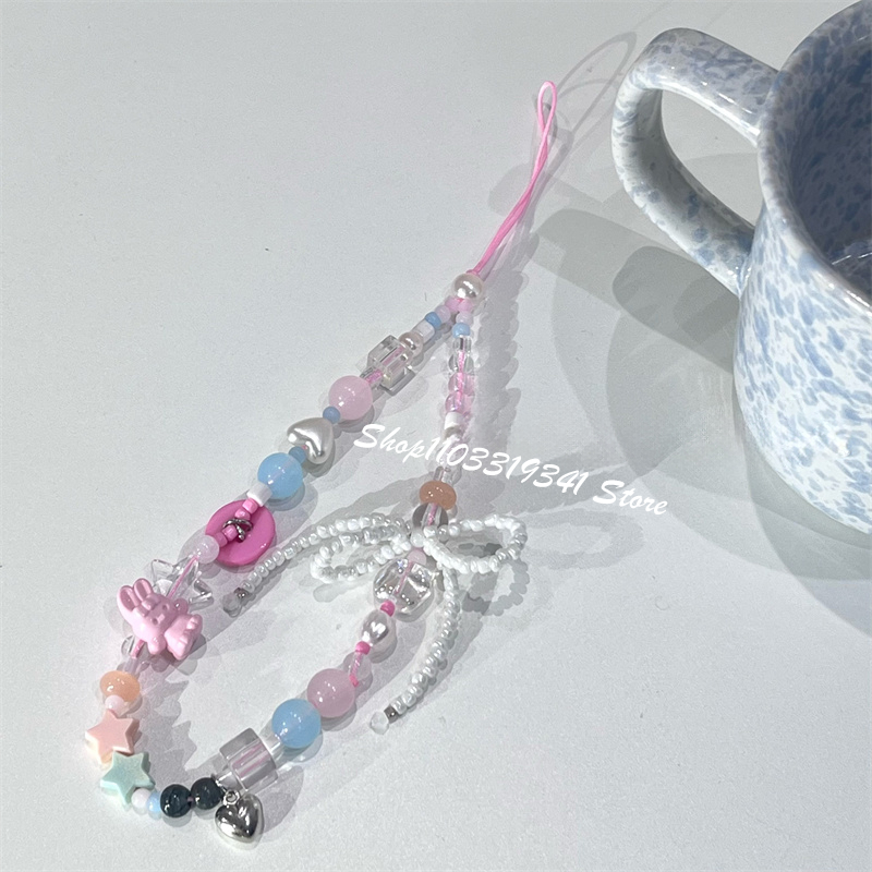 Korea Cute White Bowknot Pink  - Yellow Phone Accessories บทวิจารณ์และราคา