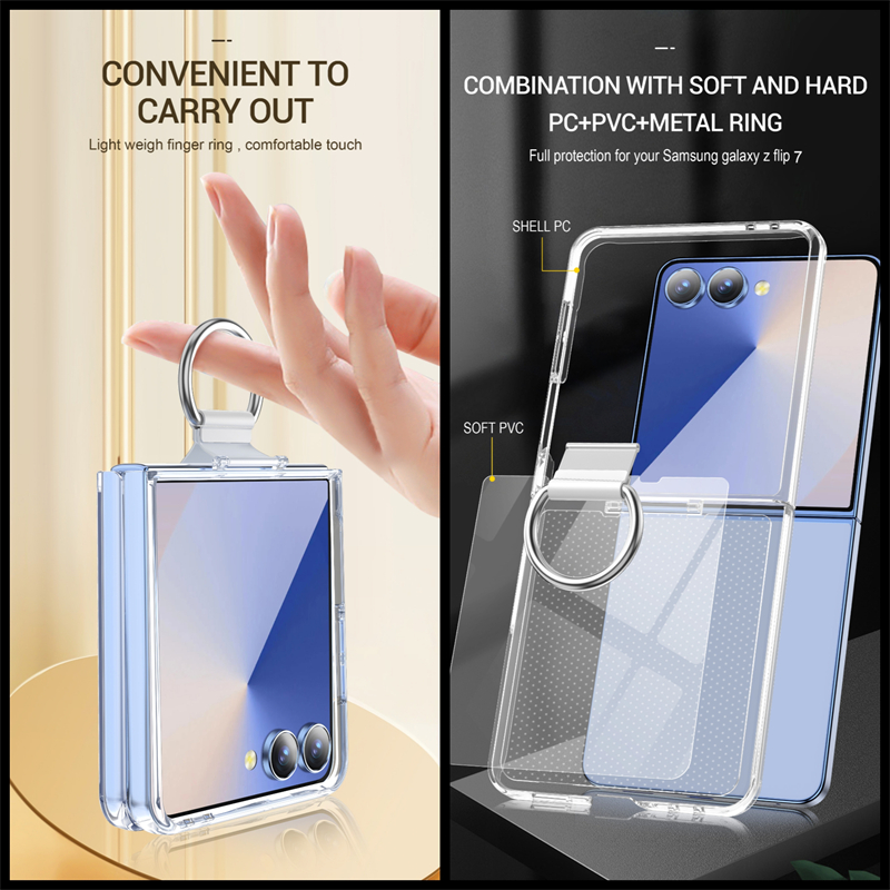 Shockproof Armor With Ring Hol - Phone Accessories Ring บทวิจารณ์และราคา