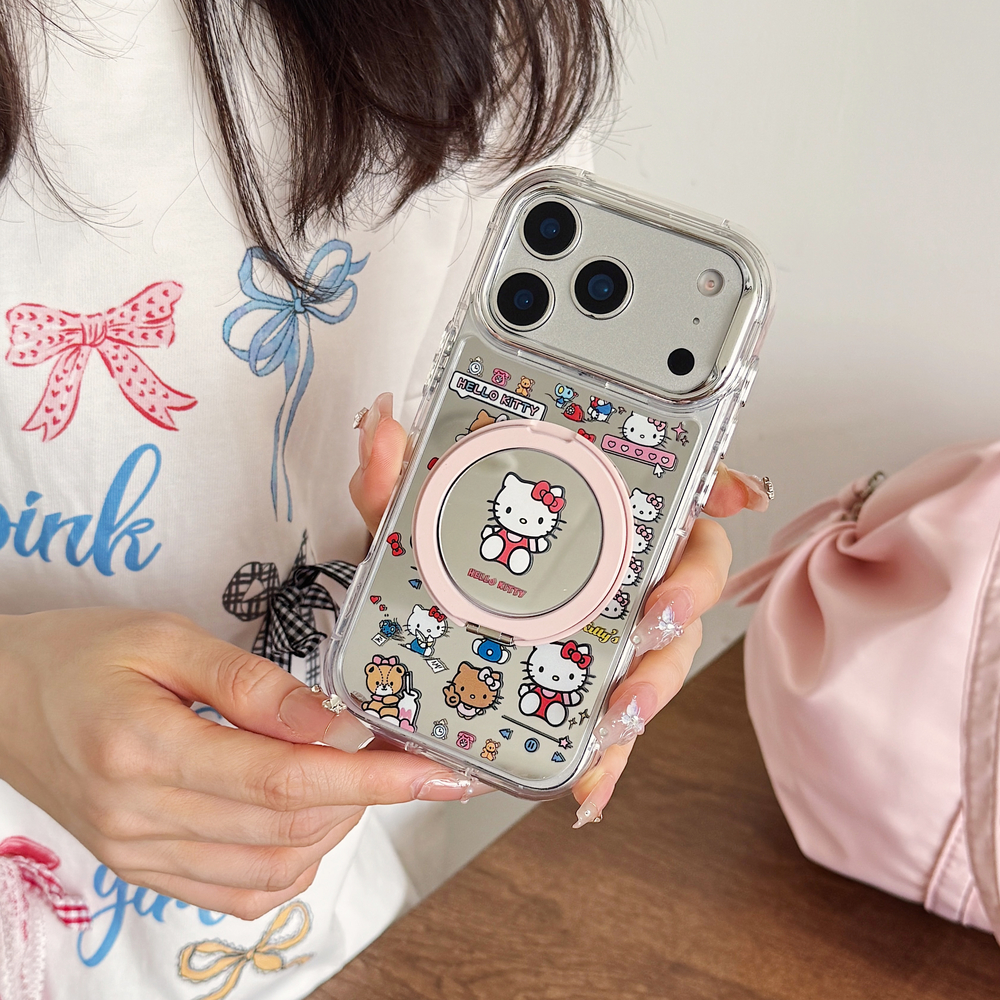 Sanrio Hello Kitty Bow 360°Rot - Phone Accessories Ring บทวิจารณ์และราคา