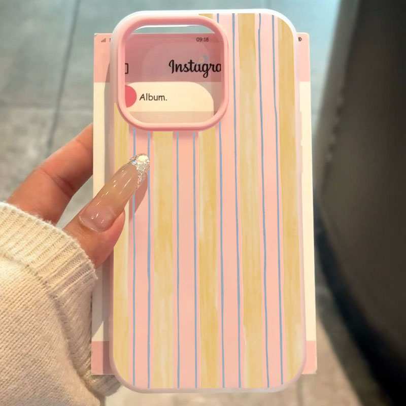 Stylish Yellow Striped Phone C - Yellow Phone Accessories บทวิจารณ์และราคา