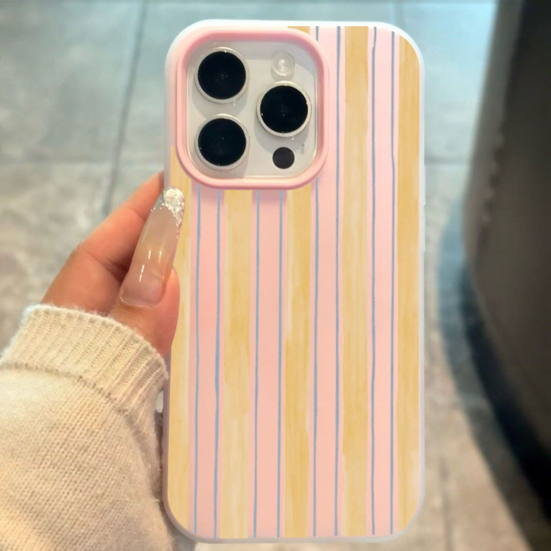 Stylish Yellow Striped Phone C - Yellow Phone Accessories บทวิจารณ์และราคา