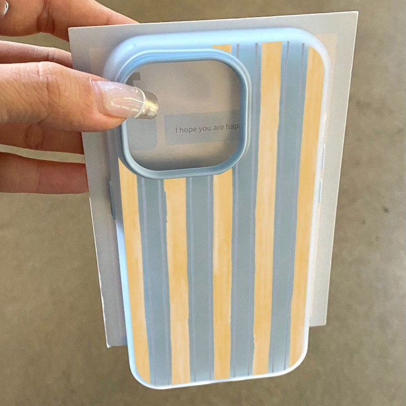 Stylish Yellow Striped Phone C - Yellow Phone Accessories บทวิจารณ์และราคา