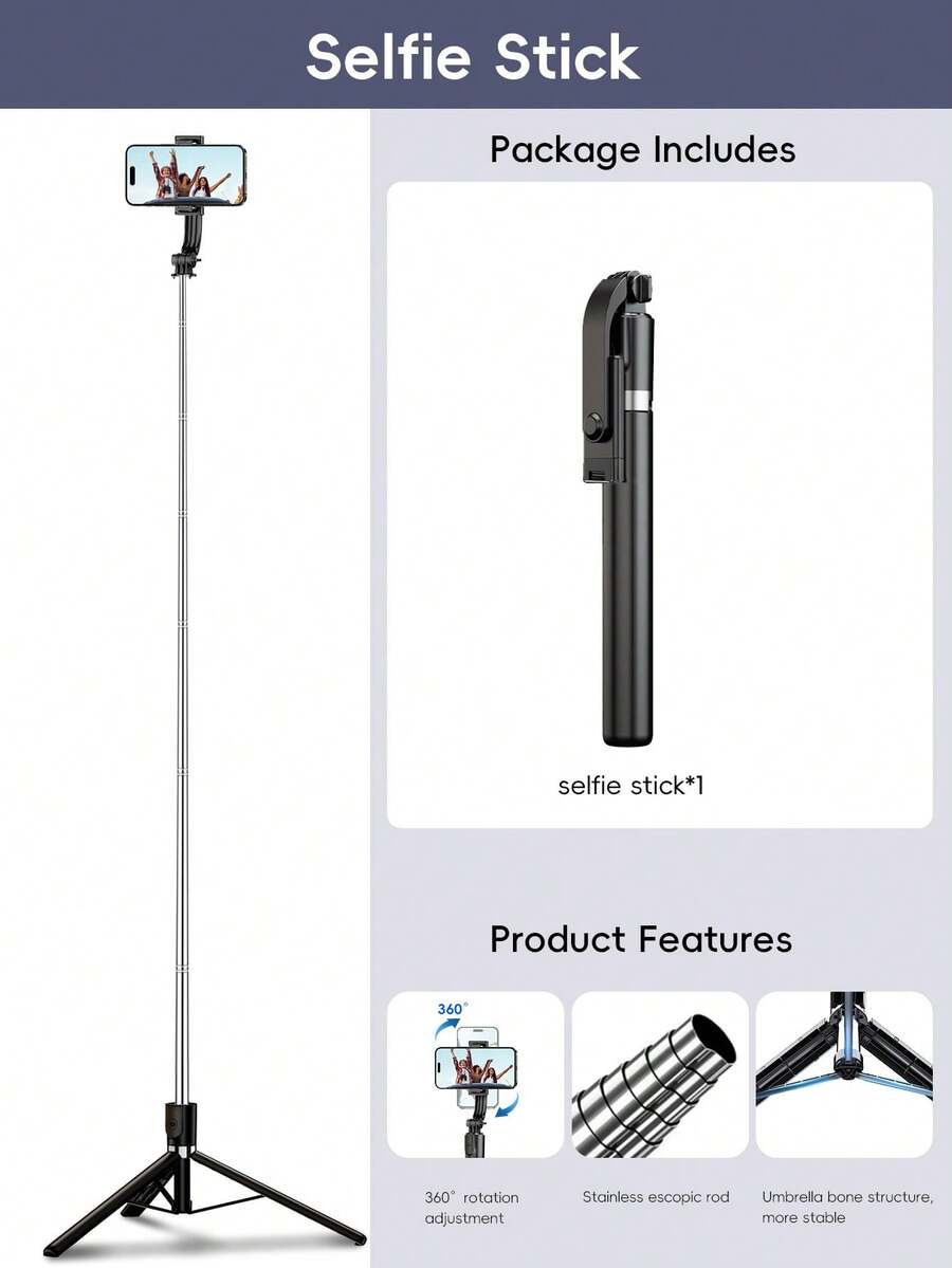 170cm Metal Bluetooth Remote C - Selfie Stick Tripod บทวิจารณ์และราคา