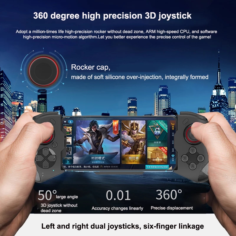 Cell Phone Gamepad Joystick Fo - Gaming Trigger Phone บทวิจารณ์และราคา
