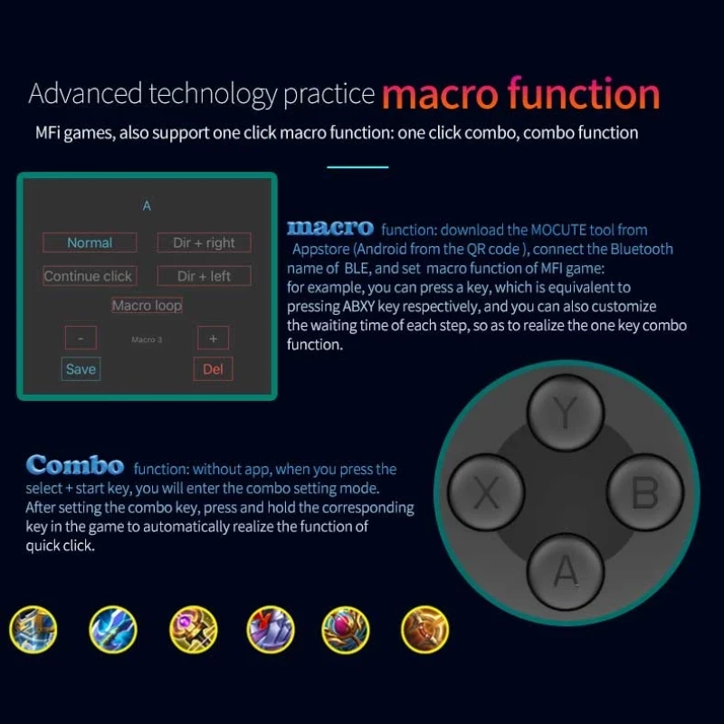 Cell Phone Gamepad Joystick Fo - Gaming Trigger Phone บทวิจารณ์และราคา
