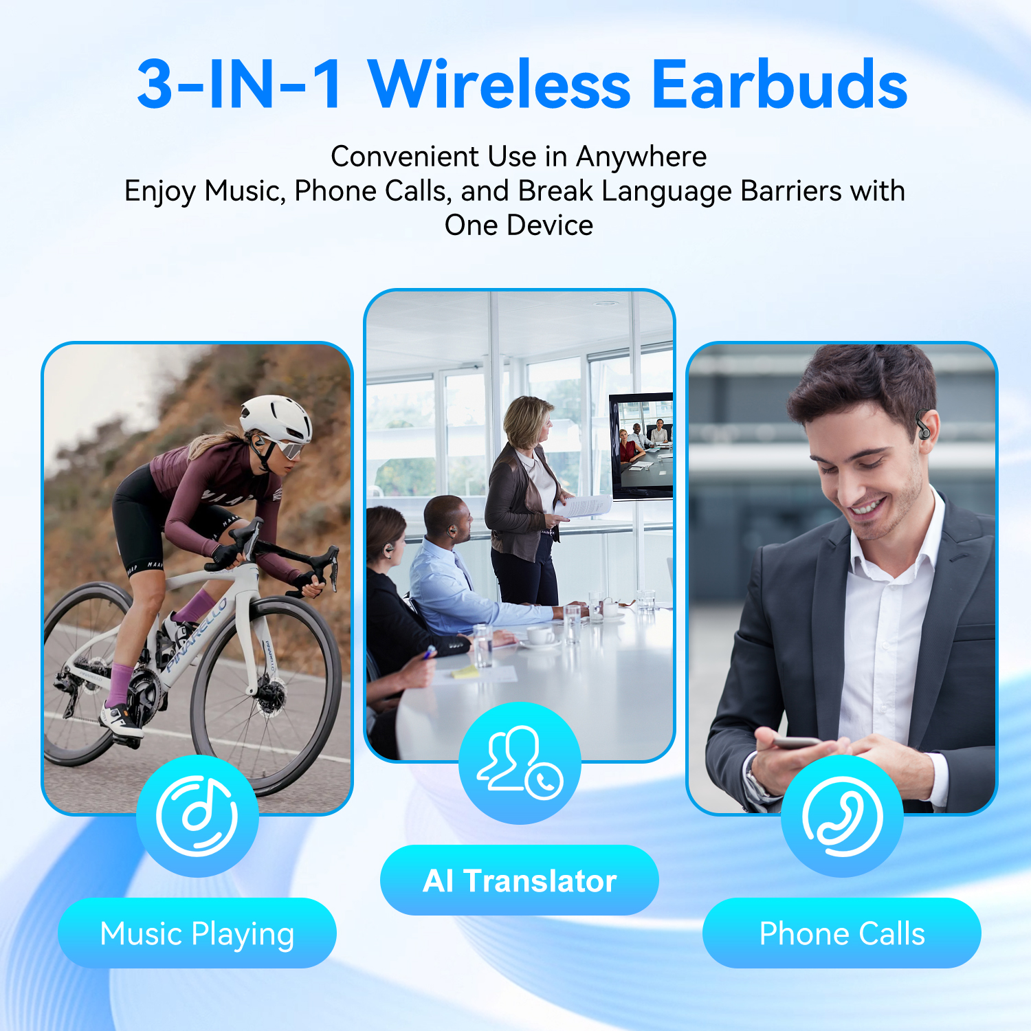 Ai Translator Earbud Device Re - Wireless Earbuds Case บทวิจารณ์และราคา
