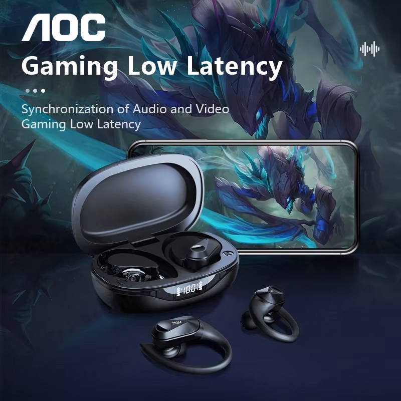 Choice AOC Sports Headset Wire - Wireless Earbuds Case บทวิจารณ์และราคา