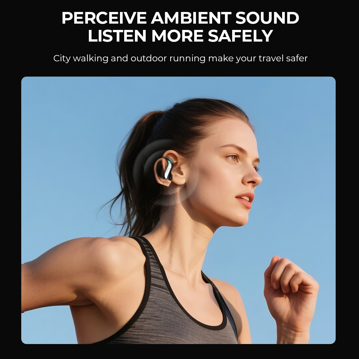 Open-ear Bluetooth Headphones  - Wireless Earbuds Case บทวิจารณ์และราคา