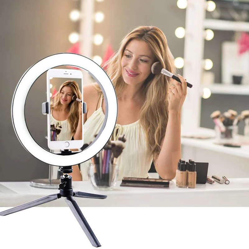 Dimmable26cm LED Ring Light Ki - Selfie Stick Tripod บทวิจารณ์และราคา