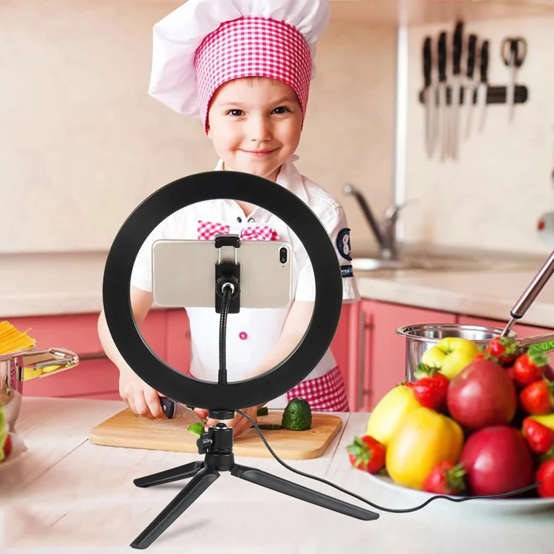 Dimmable26cm LED Ring Light Ki - Selfie Stick Tripod บทวิจารณ์และราคา