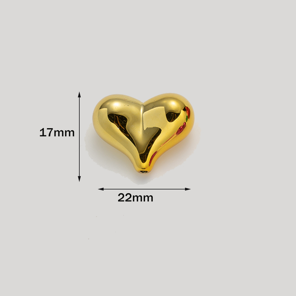 10pcs Colorful Acrylic Heart L - Phone Accessories Jewelry บทวิจารณ์และราคา