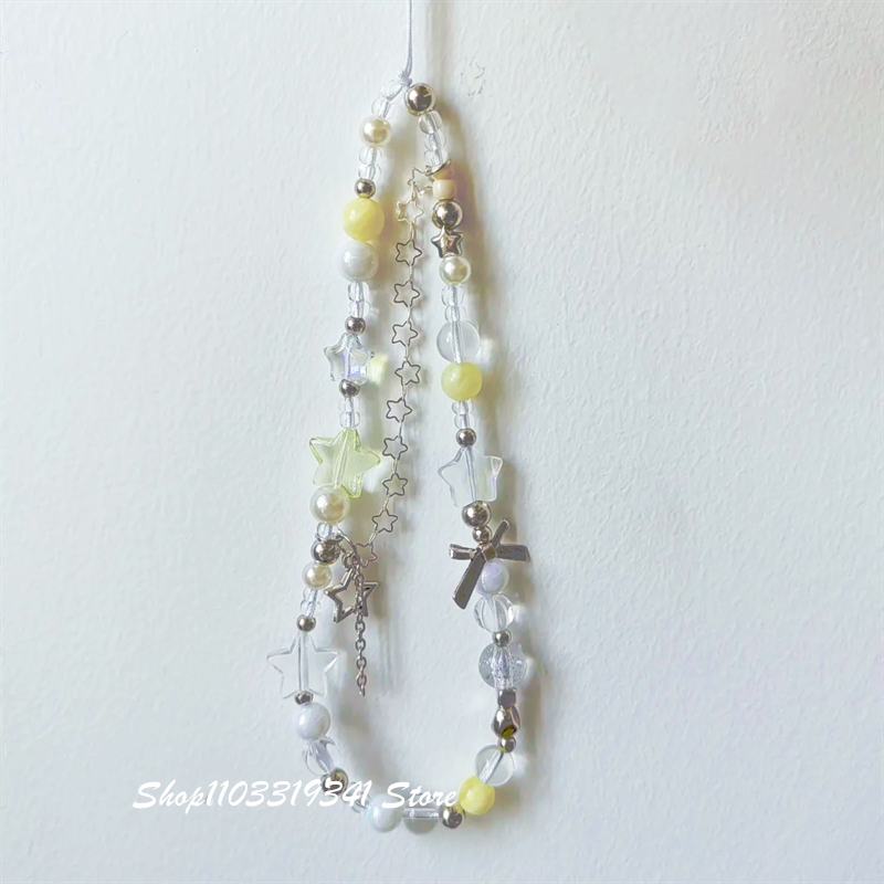 Korean Cute Star Yellow Clear  - Yellow Phone Accessories บทวิจารณ์และราคา