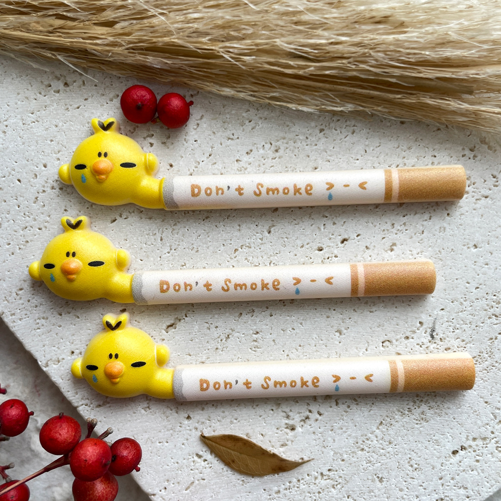 2pcs yellow chicken don't smok - Yellow Phone Accessories บทวิจารณ์และราคา