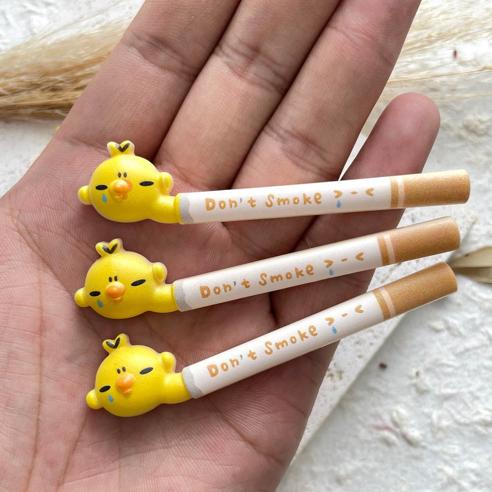 2pcs yellow chicken don't smok - Yellow Phone Accessories บทวิจารณ์และราคา