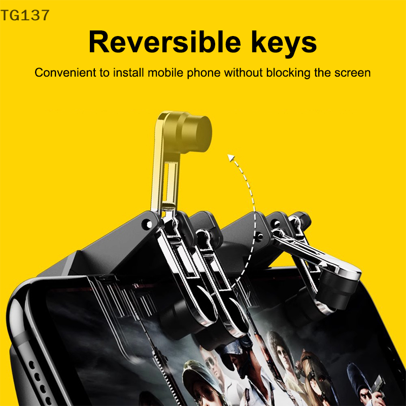 PUBG Mobile Gamepad Controller - Gaming Trigger Phone บทวิจารณ์และราคา
