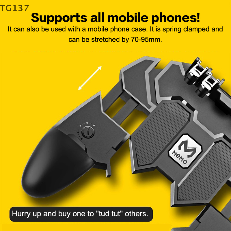 PUBG Mobile Gamepad Controller - Gaming Trigger Phone บทวิจารณ์และราคา