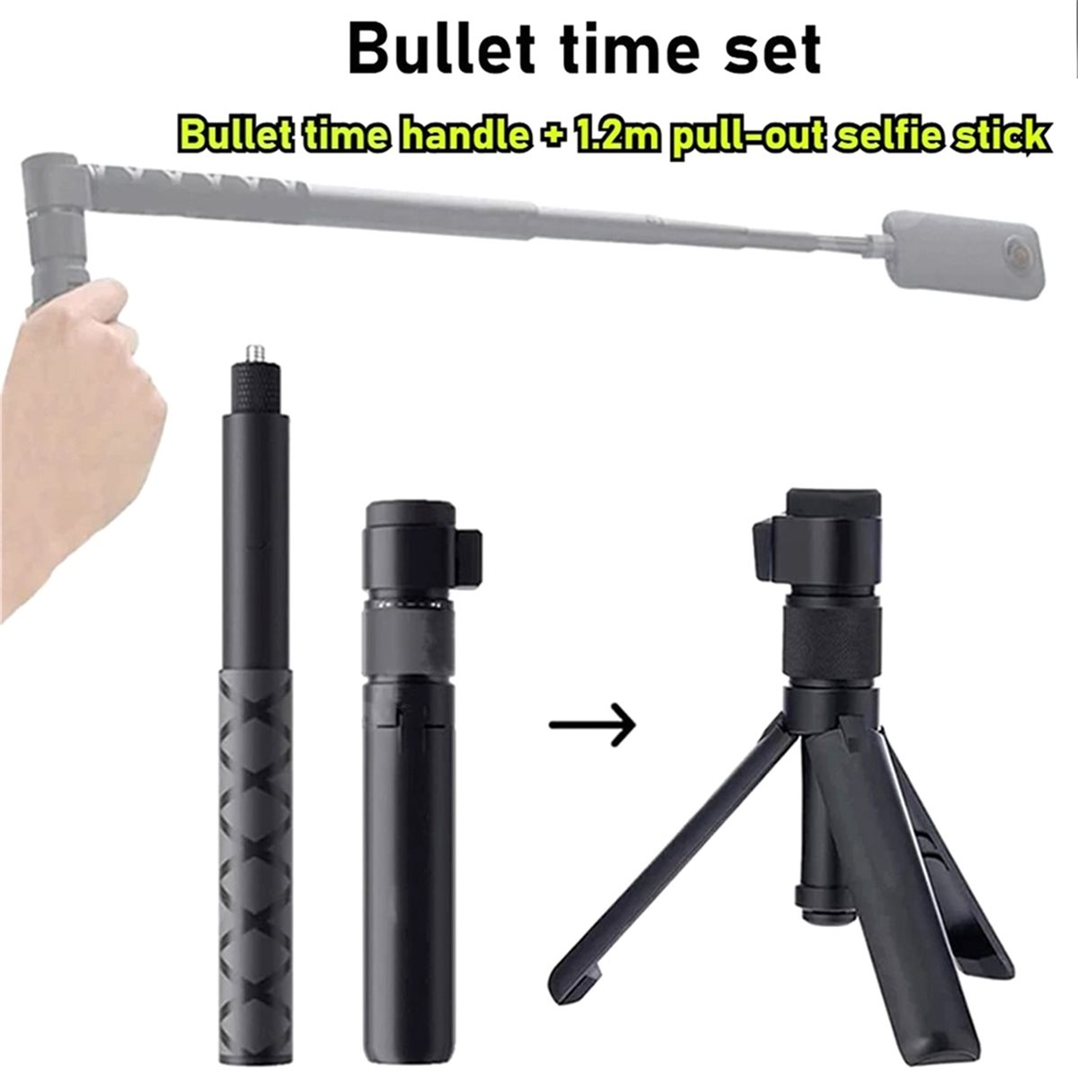 N05R Rotary Handle Desktop Tri - Selfie Stick Tripod บทวิจารณ์และราคา