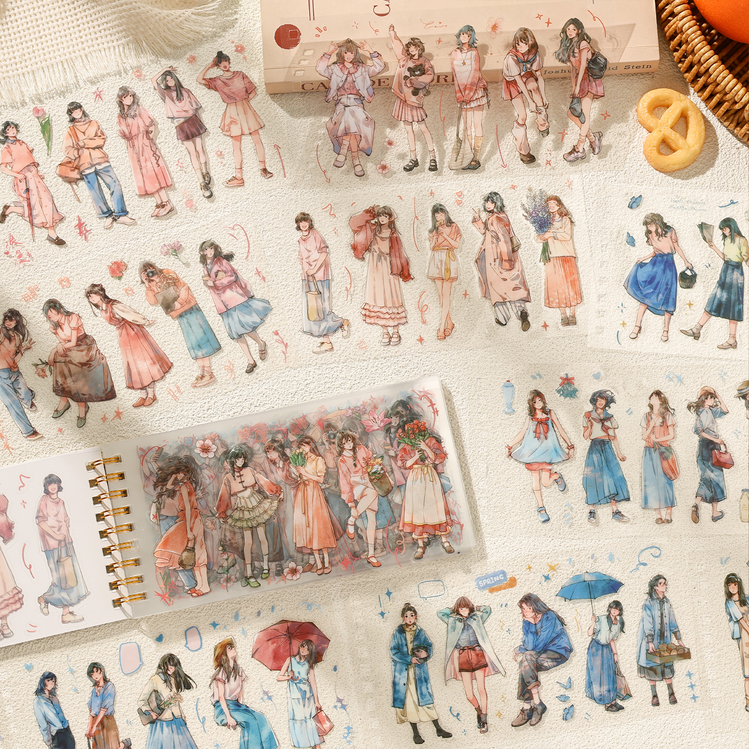 50 Pieces Japanese Style Cute  - Phone Accessories For Boys บทวิจารณ์และราคา