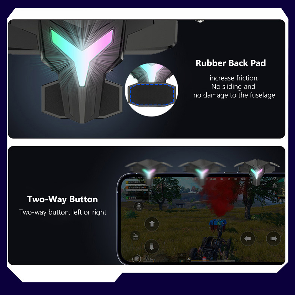 1/2pcs RGB/Mechanical Mobile G - Gaming Trigger Phone บทวิจารณ์และราคา