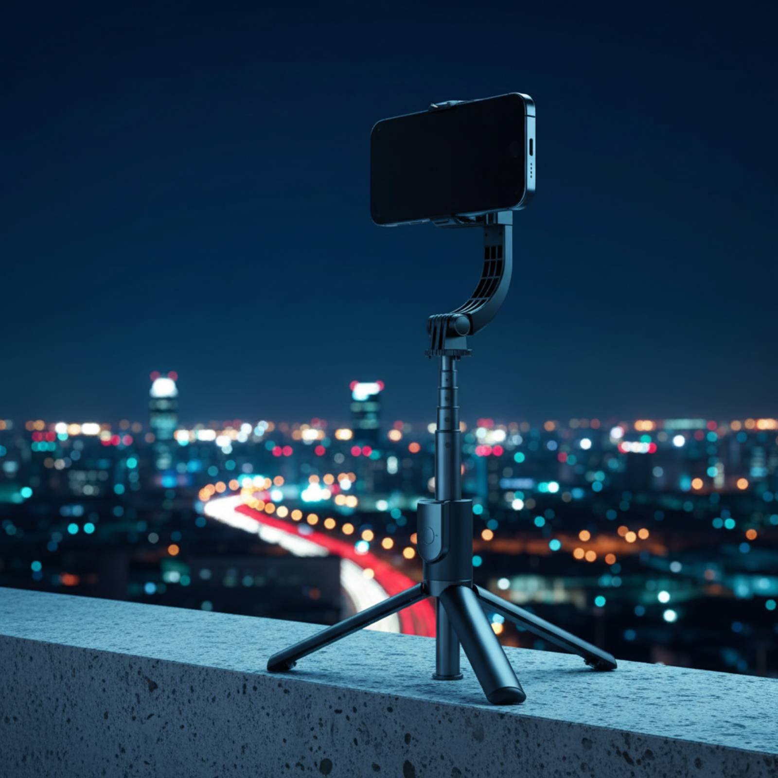 Gimbal Stabilizer Selfie Stick - Selfie Stick Tripod บทวิจารณ์และราคา